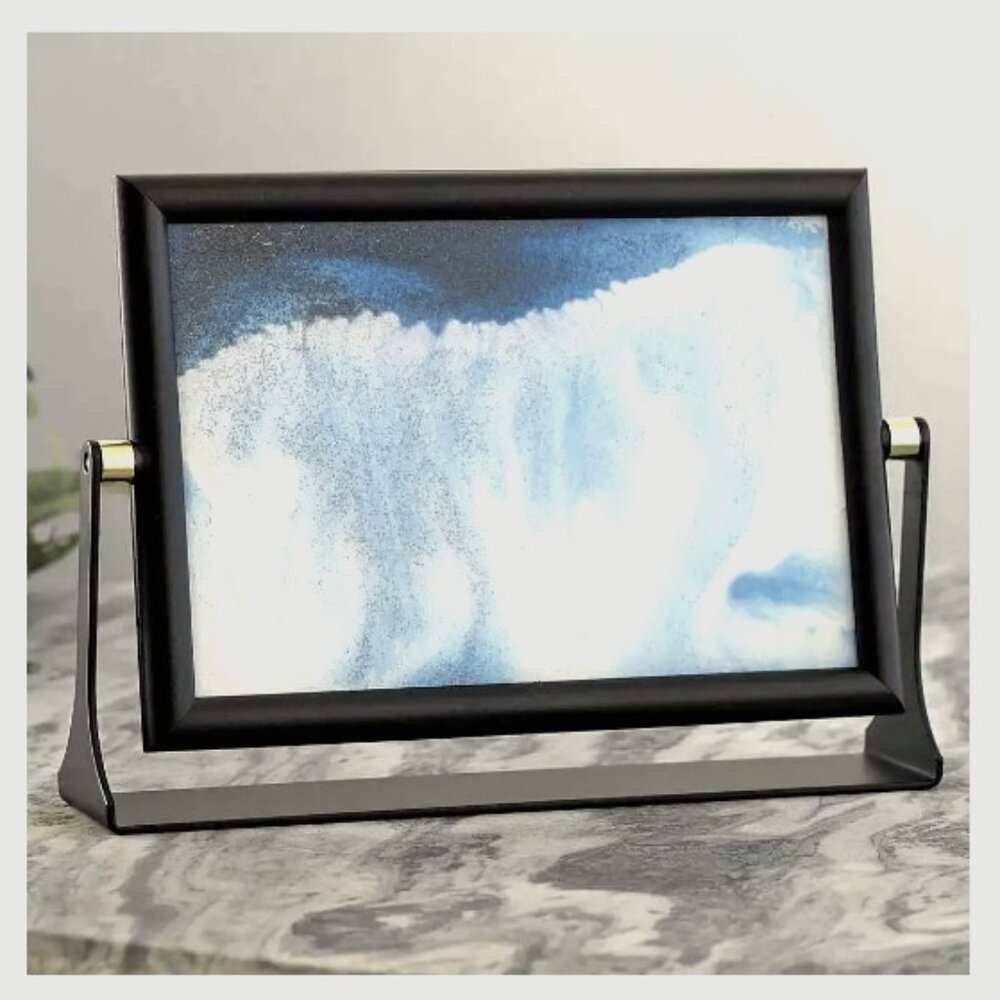 NIB Bits and Pieces Sand Waves Moving Art, Glow in the Dark